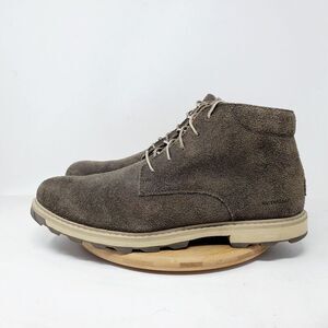 Sorel Madson II Boots Mens 11 Brown Suede Waterproof Lace Up Chukka Ankle Shoes
